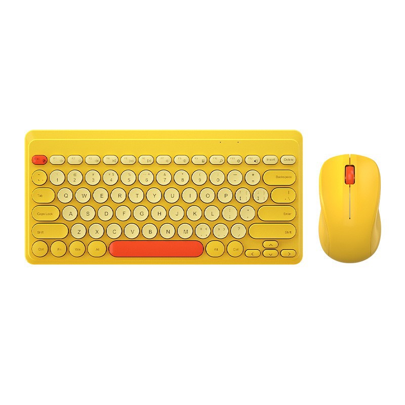 Picture of BOW external wireless keyboard and mouse suit laptop desktop computer general office home mute USB cross-border exclusive