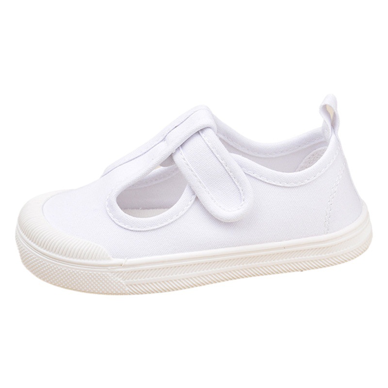 Factory Wholesale Spring and Autumn Spot New Personalized T-Shaped Children's Canvas Shoes Korean Style Casual Soft Sole Children's Shoes