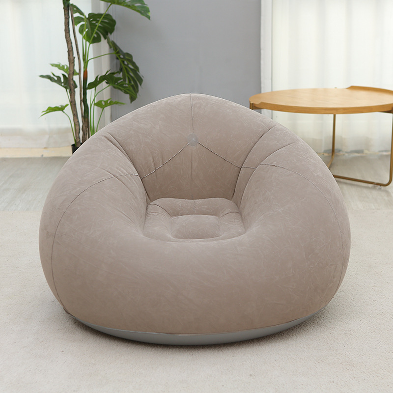 Picture of Cross-border explosions inflatable lazy sofa spherical inflatable sofa pvc flocking football sofa inflatable bean bag sofa