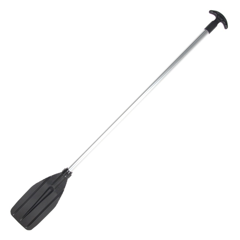 Picture of Thickened 133cm aluminum alloy paddle T-shaped handle single blade inflatable boat kayak assault boat paddle plastic handle