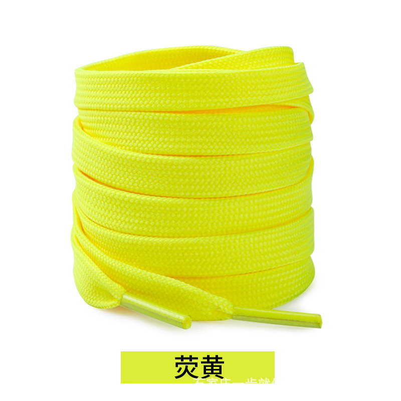 Picture of Wild elephant double fine line shoelaces Adi shell head canvas shoelaces casual shoes sneaker black and white color flat shoelaces