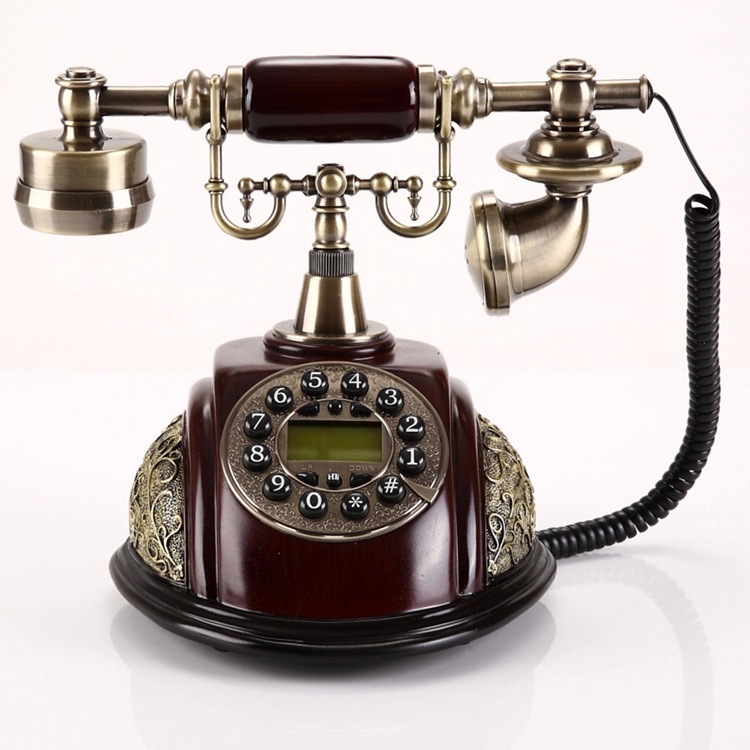 Zhizhen European-style antique telephone fashion home retro telephone creative cute fixed landline Caller ID