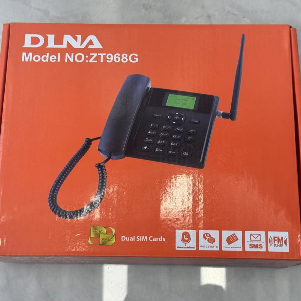 Picture of 3g Wireless Fixed Line Gsm Card Phone Office Home Business Black Landline School Hotel Company Cross-Border
