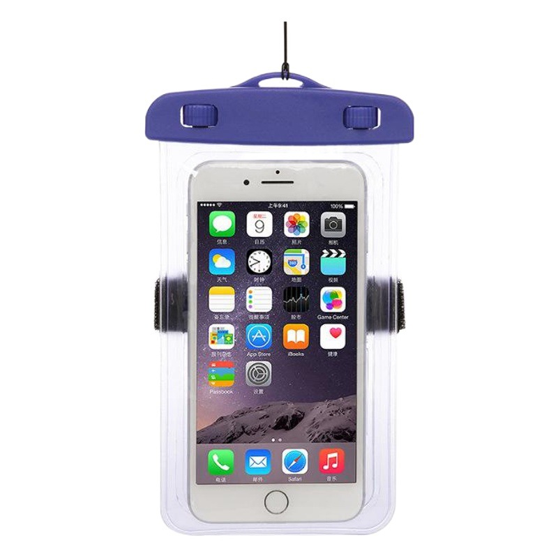 Road Shaker pvc mobile phone waterproof bag transparent beach camping waterproof bag outdoor sports touch screen waterproof mobile phone bag