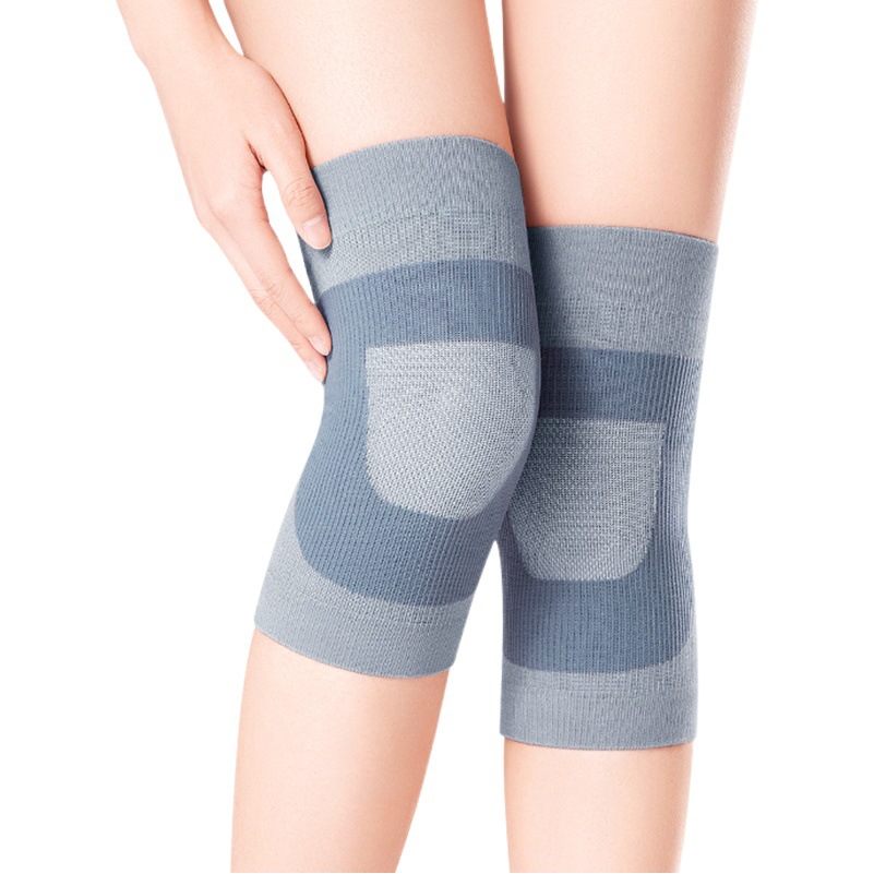 Japanese Silk Knee Pads to Heattech and Wear Inside for Sports Air-Conditioned Rooms, Squats, Running, Yoga Leg Pads, Shock-Absorbing and Non-Slip