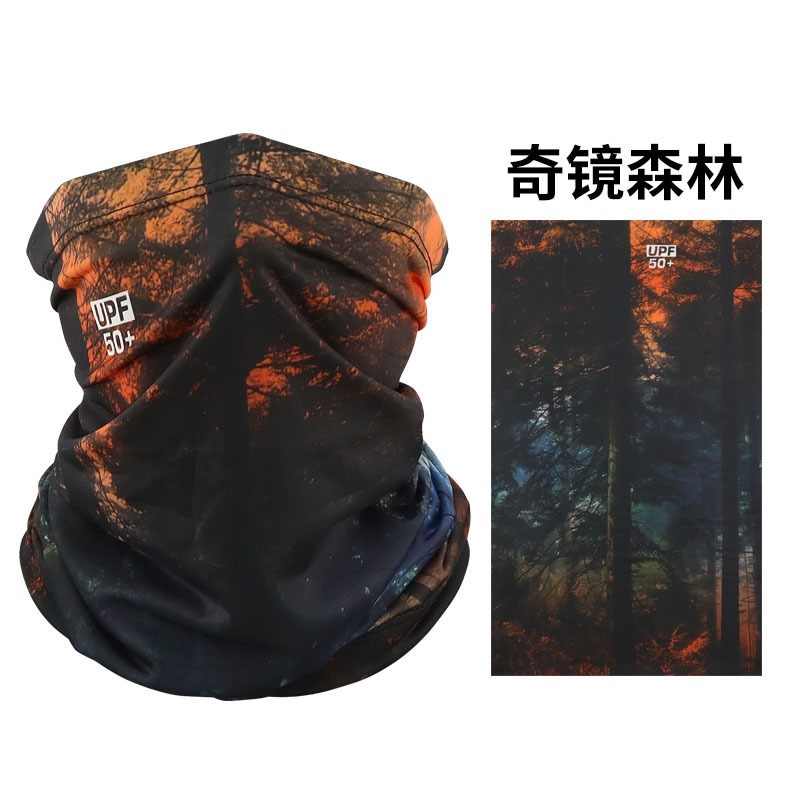 Picture of Sunscreen Mask Riding Sunscreen Collar Men's and Women's Fishing Ice Silk Magic Scarf Summer Scarf Thin Scarf