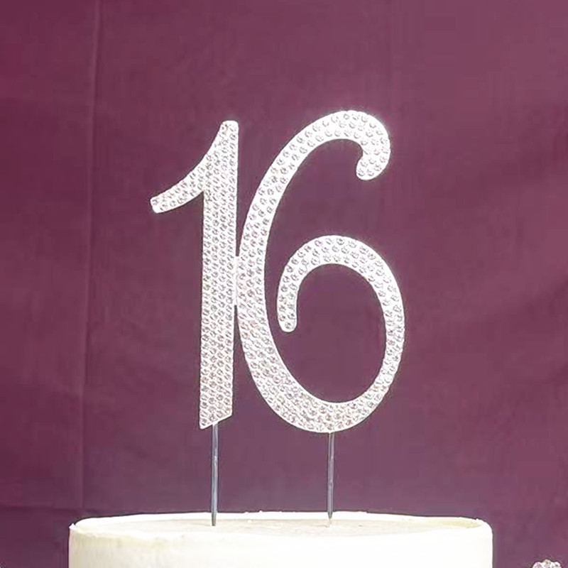 Picture of Wedding cake insert card foreign trade best selling wedding cake accessories large number 50 60 70 90