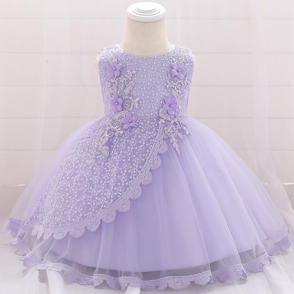 Picture of 2025 New Style Mesh Princess Dress Girl's Dress Dress Baby Baby Puffy Children's Clothing Baby Puffy Dress Dress