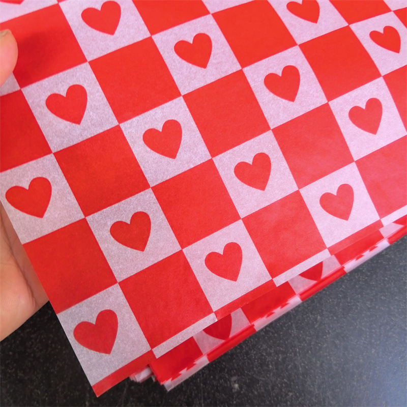 Picture of New valentine's day 10 a bag of gift packaging Sydney paper love printing copy paper tissue paper 50X70CM