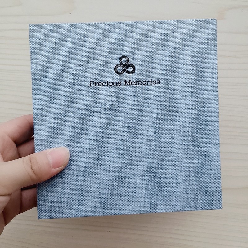Picture of Wholesale plain cotton linen loose-leaf PP photo album photo album movie ticket storage postcard 3 inch 5 inch
