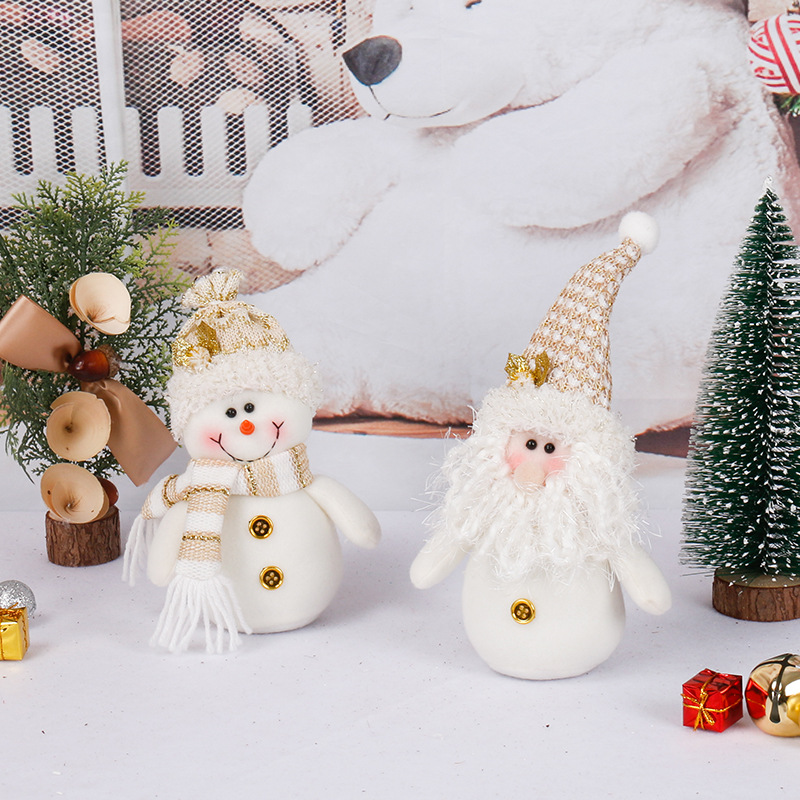 Cross-Border Christmas Dwarf Doll Supplies Old Man Snowman Doll Christmas Decoration Products Christmas Gift Ornaments