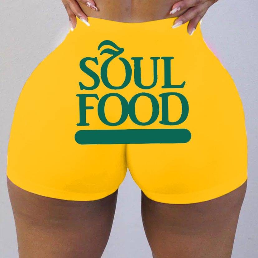 Picture of Cross-border Hot Letter Hip Fitness Sports Leisure European and American Style Women's Shorts