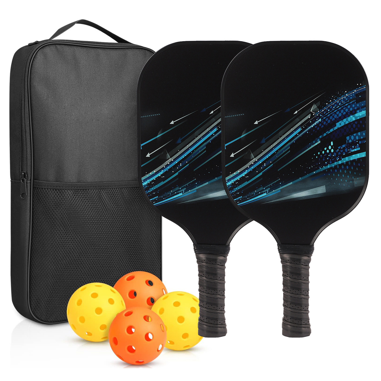 Picture of Peak ball racket glass fiber edge strip UV pattern design outdoor leisure entertainment cross-border pickle pickle racket