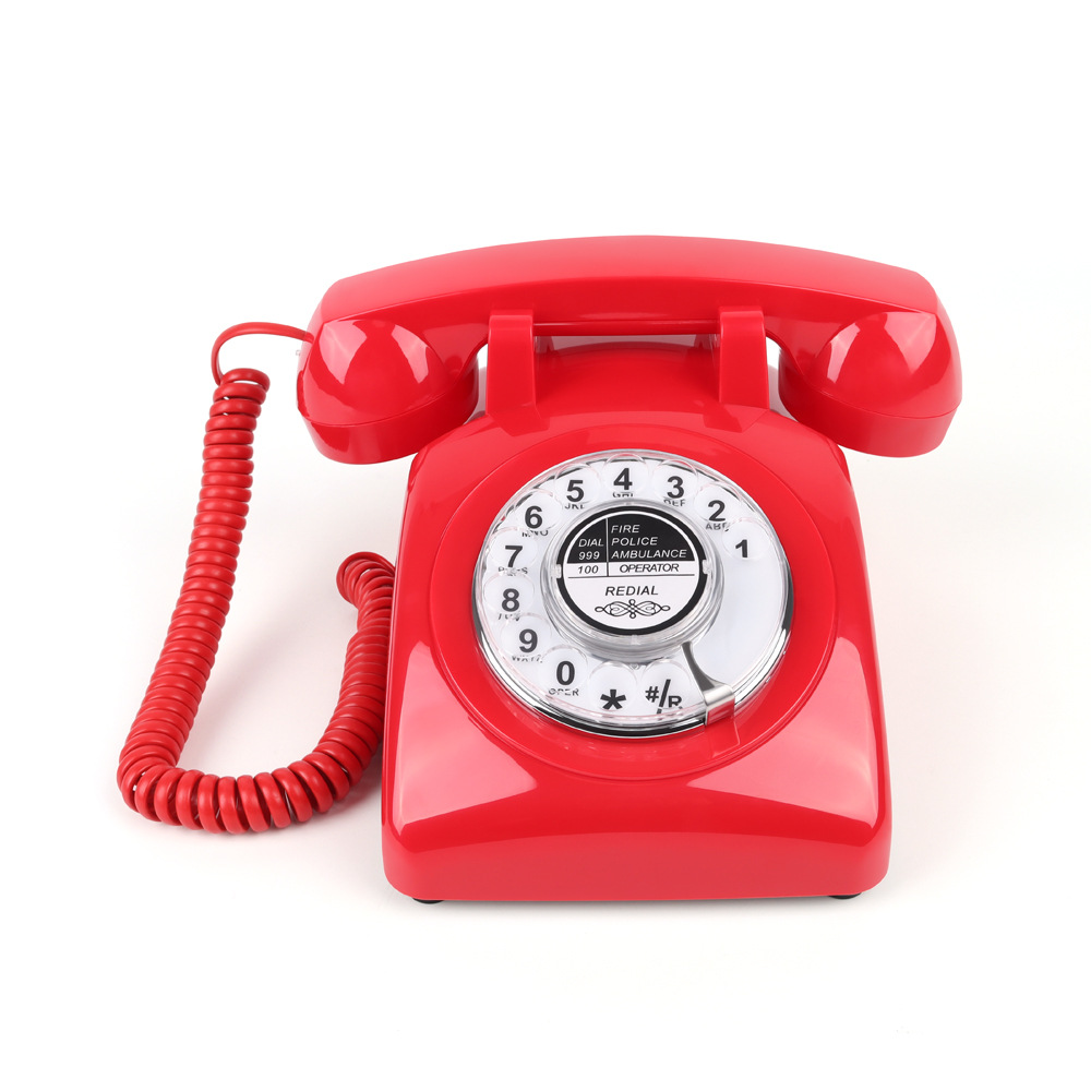 Picture of Cross-Border Retro Telephone Button Phone Fixed Landline Guest Room Office Home Hotel Antique Telephone Manufacturer