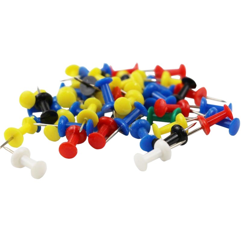 Creative Color Plastic I-shaped nail home photo wall cork board special push nail big head nail decorative photo pushpin