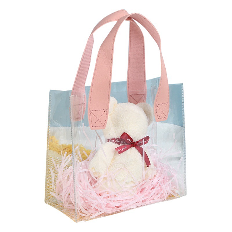 Small Daisy PVC transparent bag ins Wind candy bag gift companion gift bag factory spot plastic packaging bag