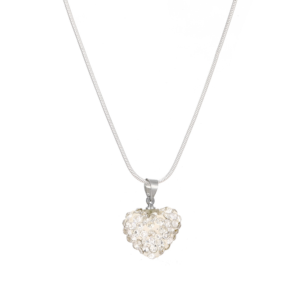 Picture of Amazon Best Selling Necklace Fashion Joker Color Love Rhinestone Snake Bone Chain Necklace Necklace Factory Outlet