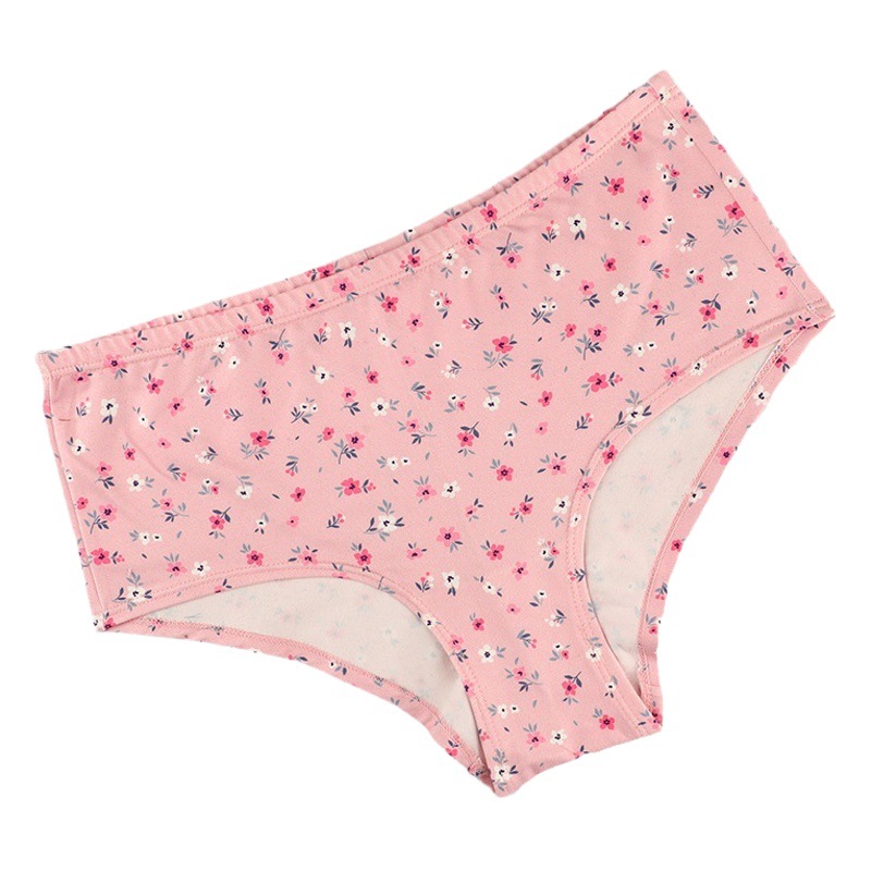 Women's Underwear Pure Cotton Knitted High Waist Belly Tinting Hip Boxer Underwear Breathable Anti-running Light Bottoming Safety Pants New Product