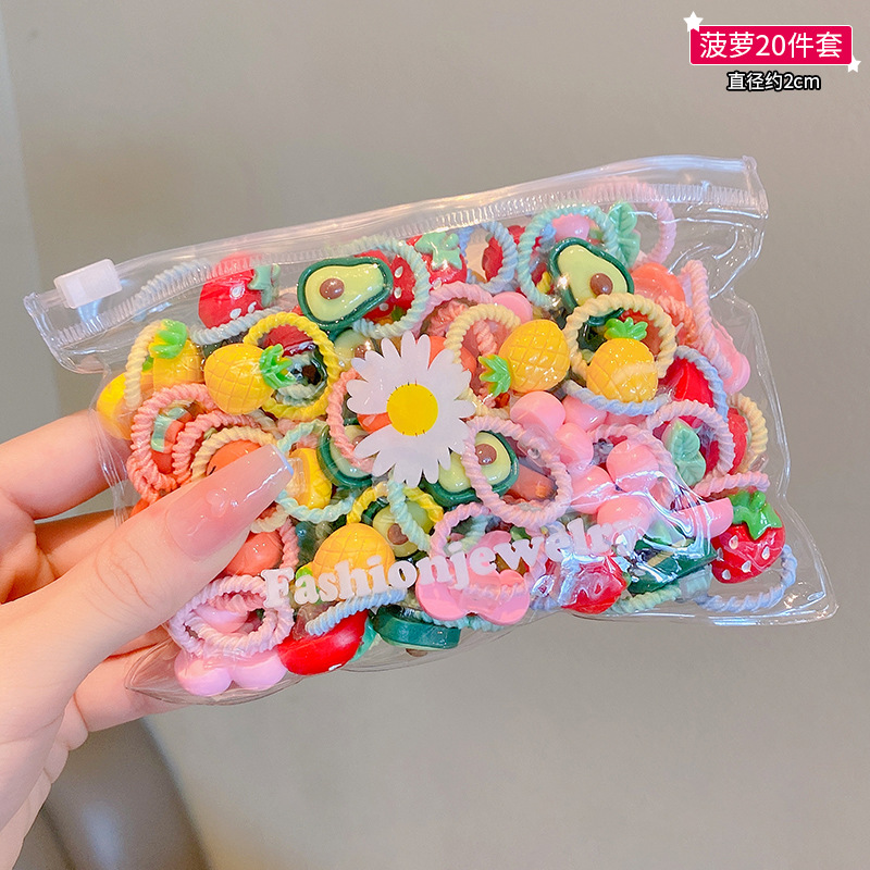 Picture of Children's rubber band does not hurt hair, good elasticity, Girl's rubber band, baby's hair rope, small size tie hair, hair ring, hair accessories