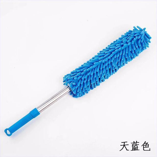 Cross-Border Nordic Style Chenille Feather Duster for Cleaning and Dusting, Extendable Household Dust Brush for High Places