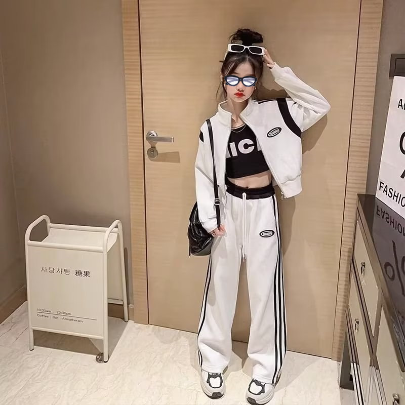 Picture of Girls' autumn and winter sports suit 2024 Spring and Autumn new children's versatile fashionable casual autumn clothes two-piece set for girls