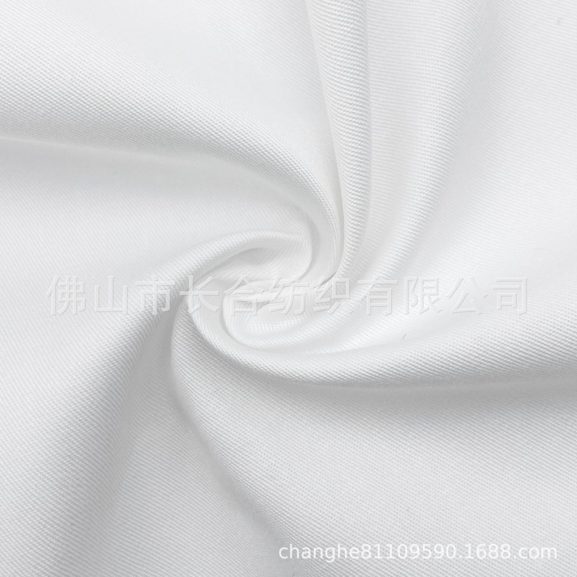 Picture of Autumn and winter school shirt CVC60 cotton 150g fine twill anti-yellow woven fabric