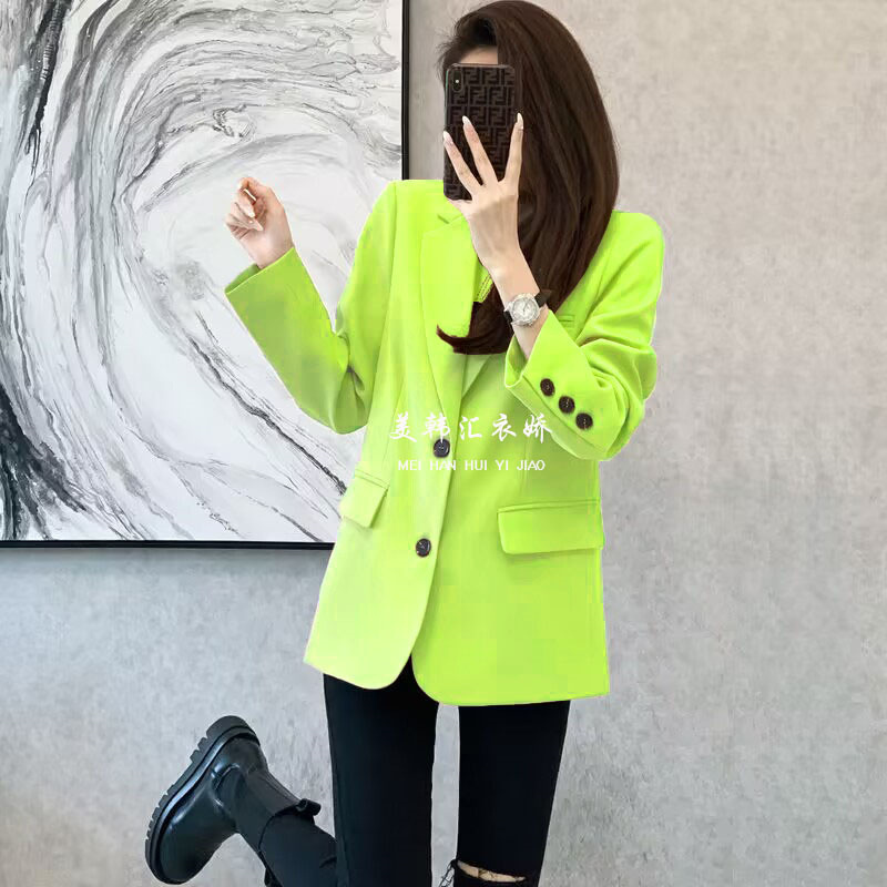 Picture of 2024 new wholesale commuter spring and autumn Joker suit jacket female Korean trend European little one generation hair