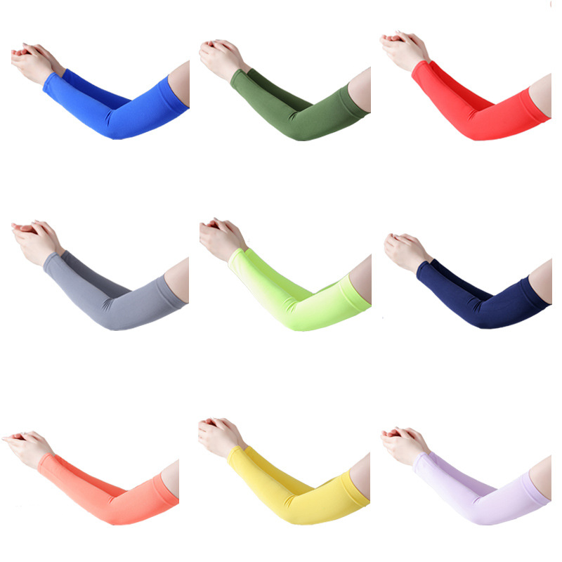 Sun Protection Sleeves, Straight-Leg Ice Sleeves, Cross-Border Exclusive, Printed with Logo, Outdoor Cycling Uv Protection Sleeves