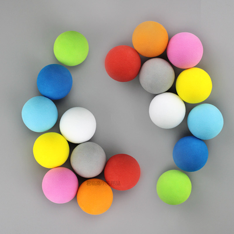 Picture of Brand New Golf Indoor Ball Indoor Practice Ball Foam Ball Pet Ball Eva Monochrome Ball 12 Colors for Selection