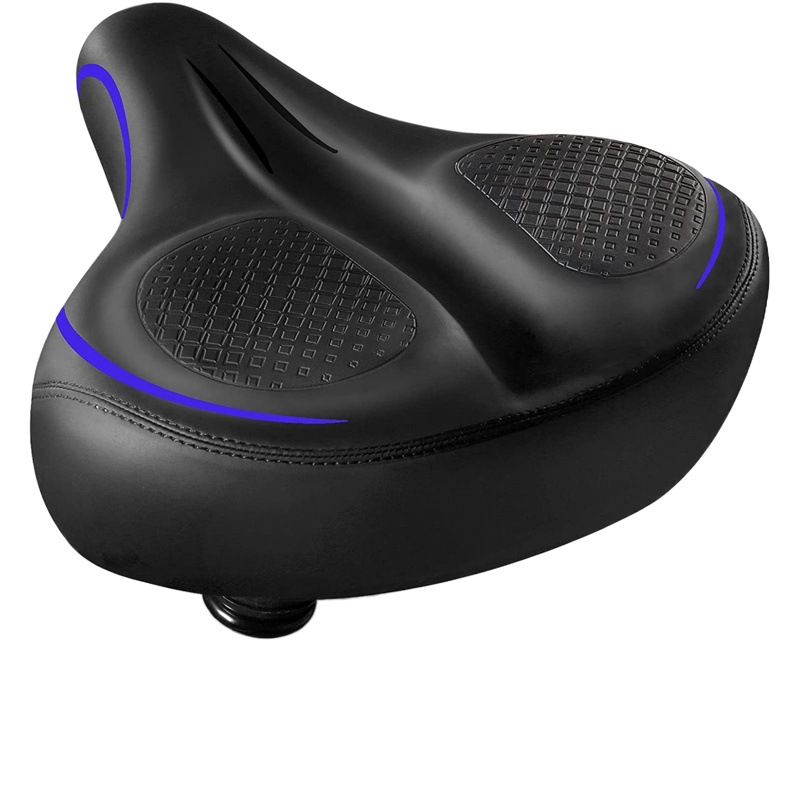 Cross-border supply bicycle cushion widened thickened bicycle saddle mountain bike cushion bicycle seat bag