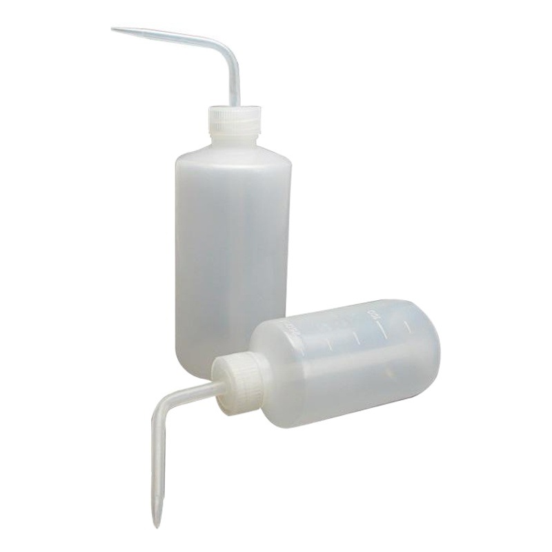 Plastic Curved Mouth Washing Bottle for Watering Flowers, Soft Kettle with Scale, Squeeze Flushing Bottle, Succulent Curved Mouth Watering Kettle Wholesale