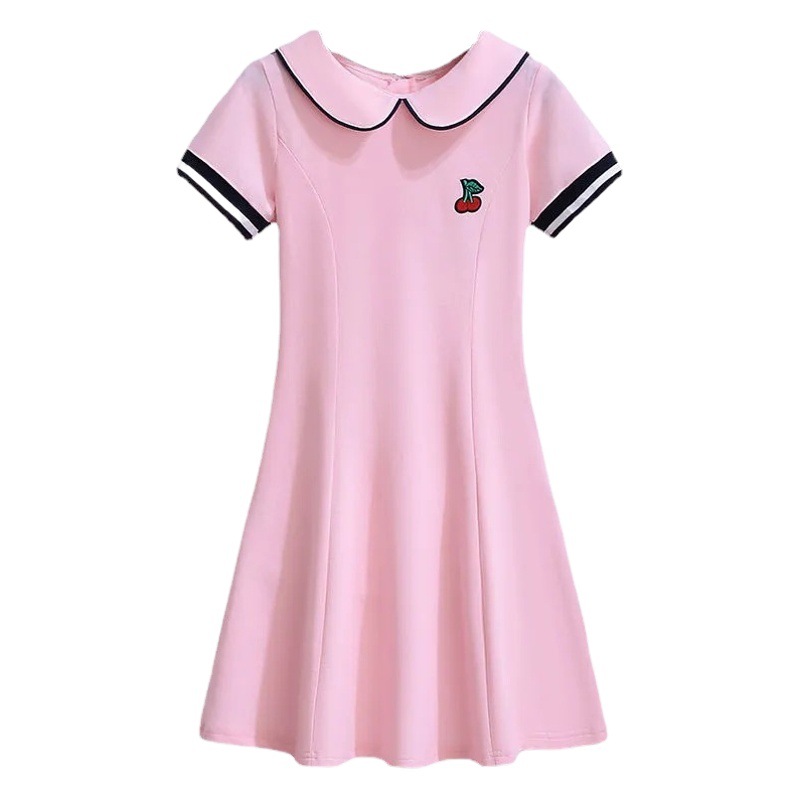 Summer Girl's Korean Style Foreign Style Princess Dress Children's New Junior High School Primary School Students' College Style Sweet All-match dress