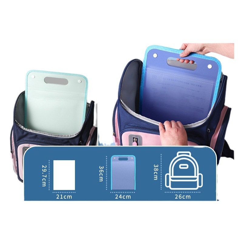A4 Portable folder test paper bag multi-layer large capacity primary school student organ bag storage bag subject classification test paper folder