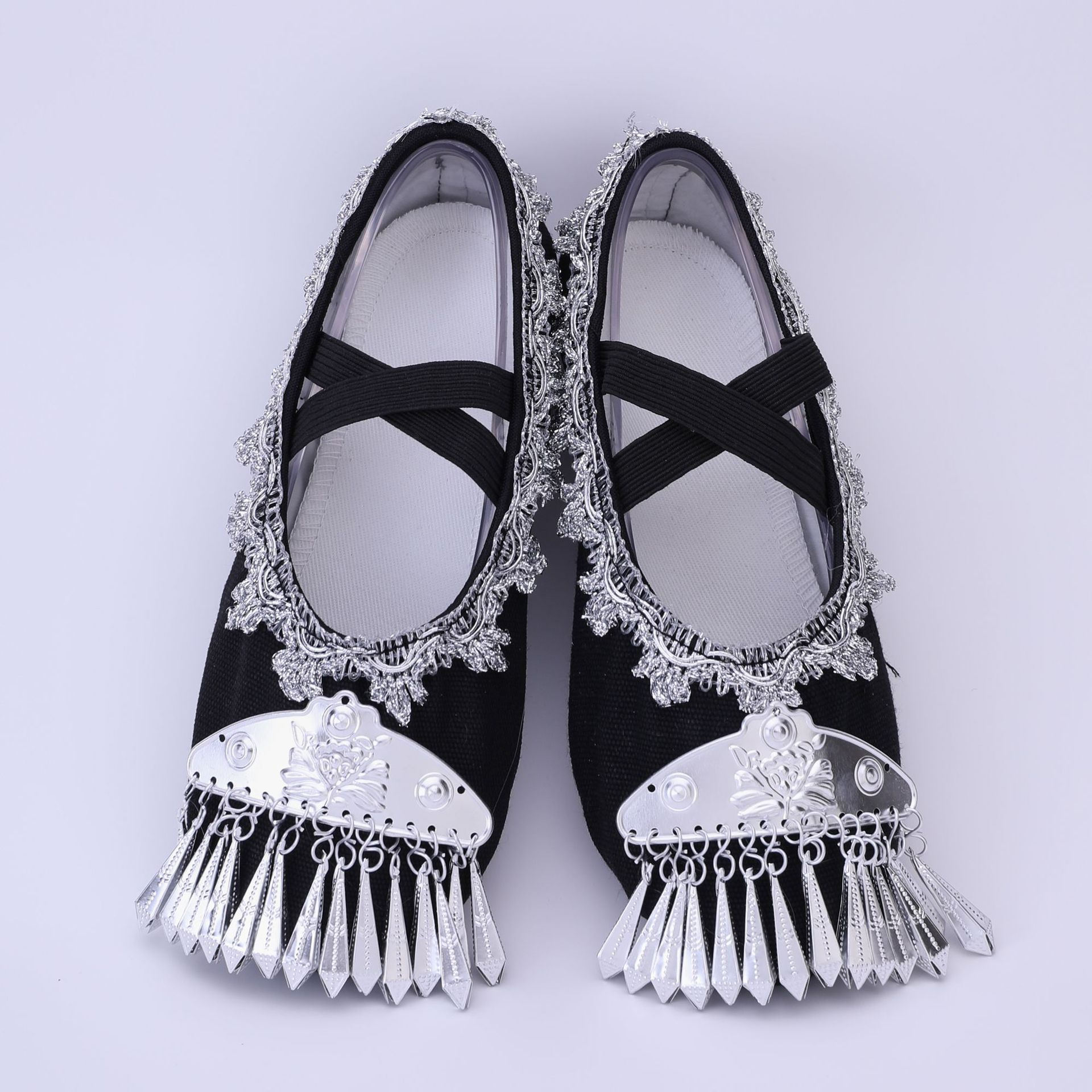 Ethnic Dance Shoes Miao Dance Performance Performance Body Dance Girl Practice Cat Claw Shoes Ballet Body 8063