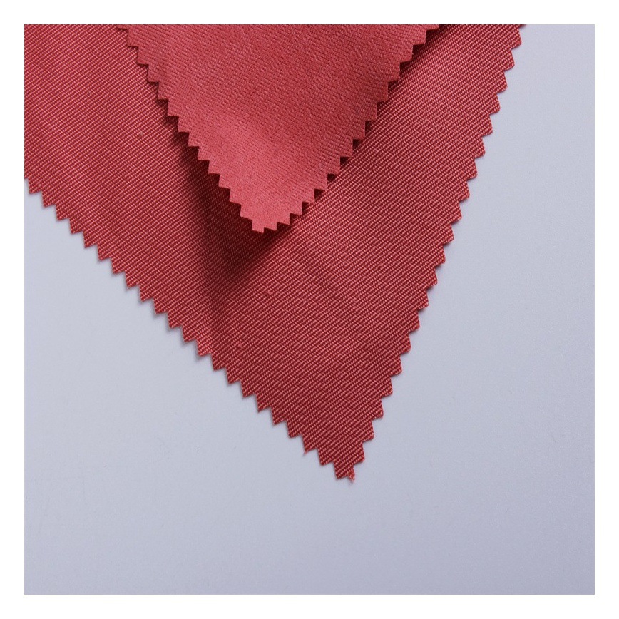 Jin Polyester Twill Peach Leather Fabric Autumn and Winter Velvet Sense Fabric Windbreaker Down Jacket Peach Leather Fashion Fabric
