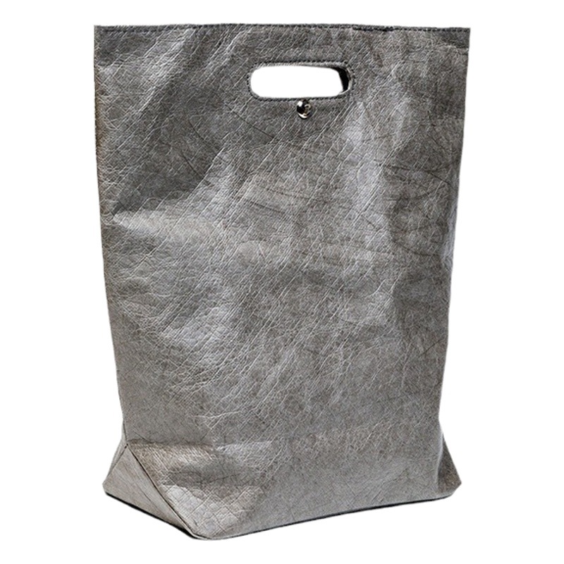 Washed DuPont Kraft paper handbag file gift bag waterproof tear-resistant wear-resistant composite storage clothes packaging