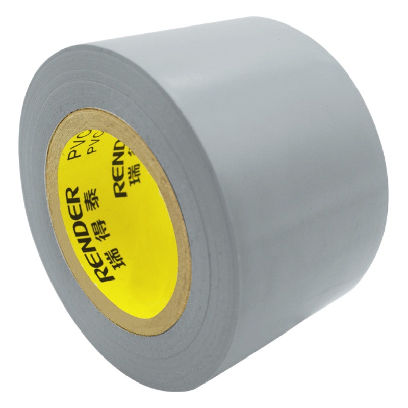 Duct tape gray PVC air conditioner strap with adhesive insulation waterproof 45mm large roll pvc insulation rubber plastic tape