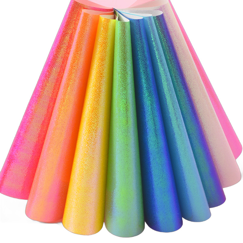 Pearlescent Paper Handmade Origami Square Colorfulful Sydney Laser Paper Kindergarten Primary School Students Flash Paper Wholesale 20cm