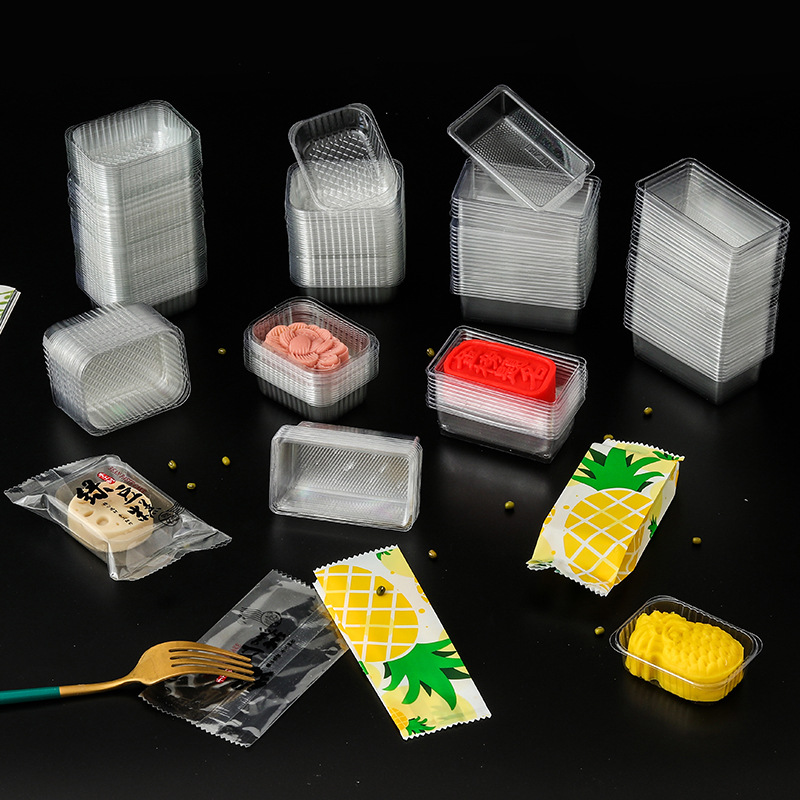 Wholesale Transparent Simple Fortune Pastry Plastic Tray Blister Pet Material Thickened Dessert Pineapple Pastry Inner Tray