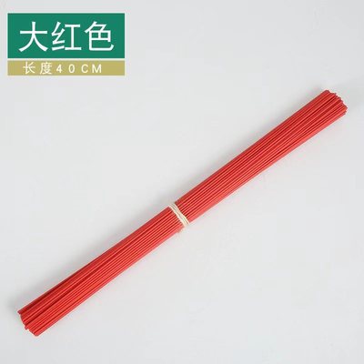 Picture of Plastic bag No. 2 flower rod iron wire 40cm green flower Rod wholesale flower wire material simulation flower material DIY