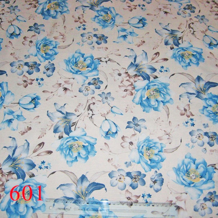 Picture of Manufacturer's Ready Stock 2.8m Wide Polyester Imitation Linen Jacquard Bamboo Plaid Cloth Flower Pattern Rich Cross Plaid Bamboo Cloth