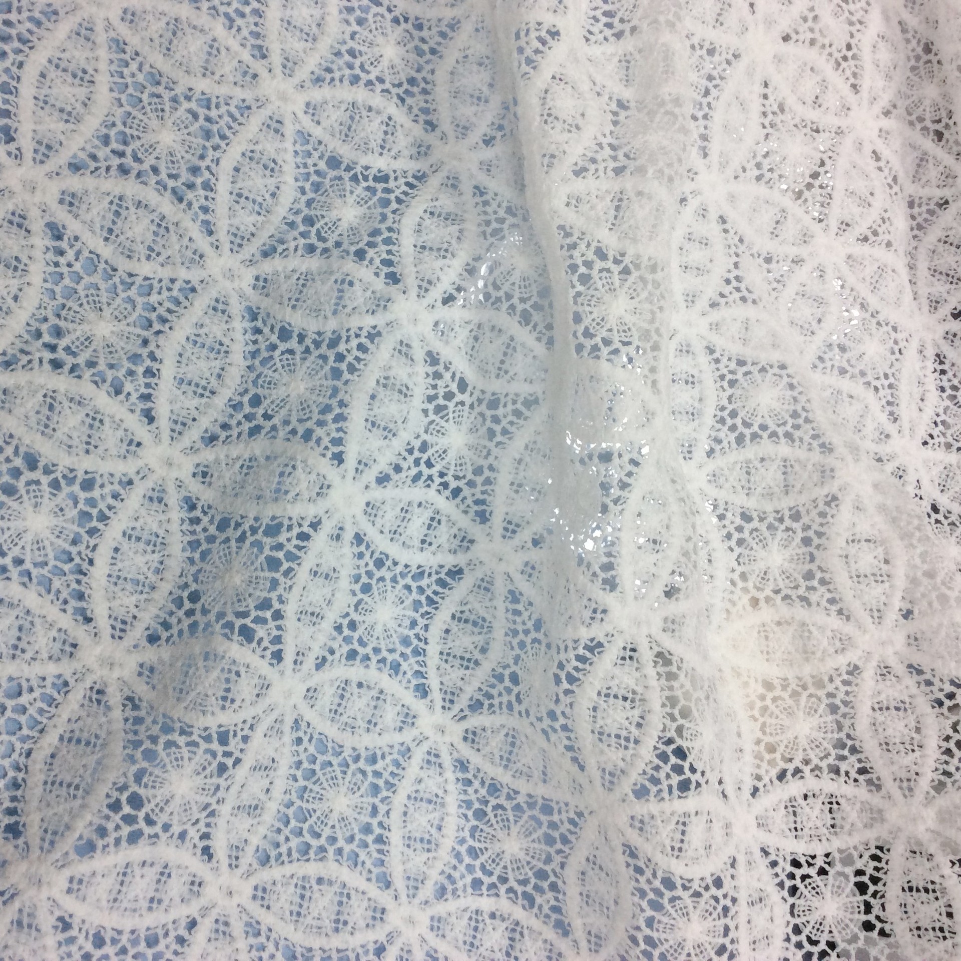 Hollow Water Soluble Milk Silk Embroidery Fabric Large Hole Thick Clothing Clothing Accessories Handmade DIY Lace Fabric