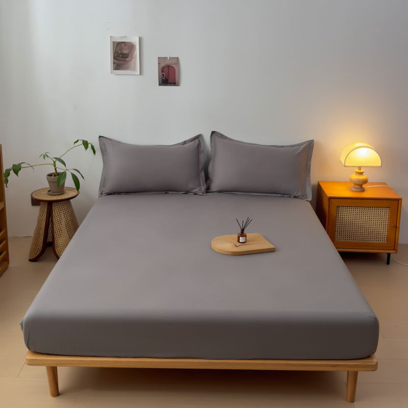 Picture of Cotton Mattress Cover Non-Slip Fixed Bed Cover Single-Piece Bed Sheet Bedspread Simmons Protective Cover Height Mattress Cover