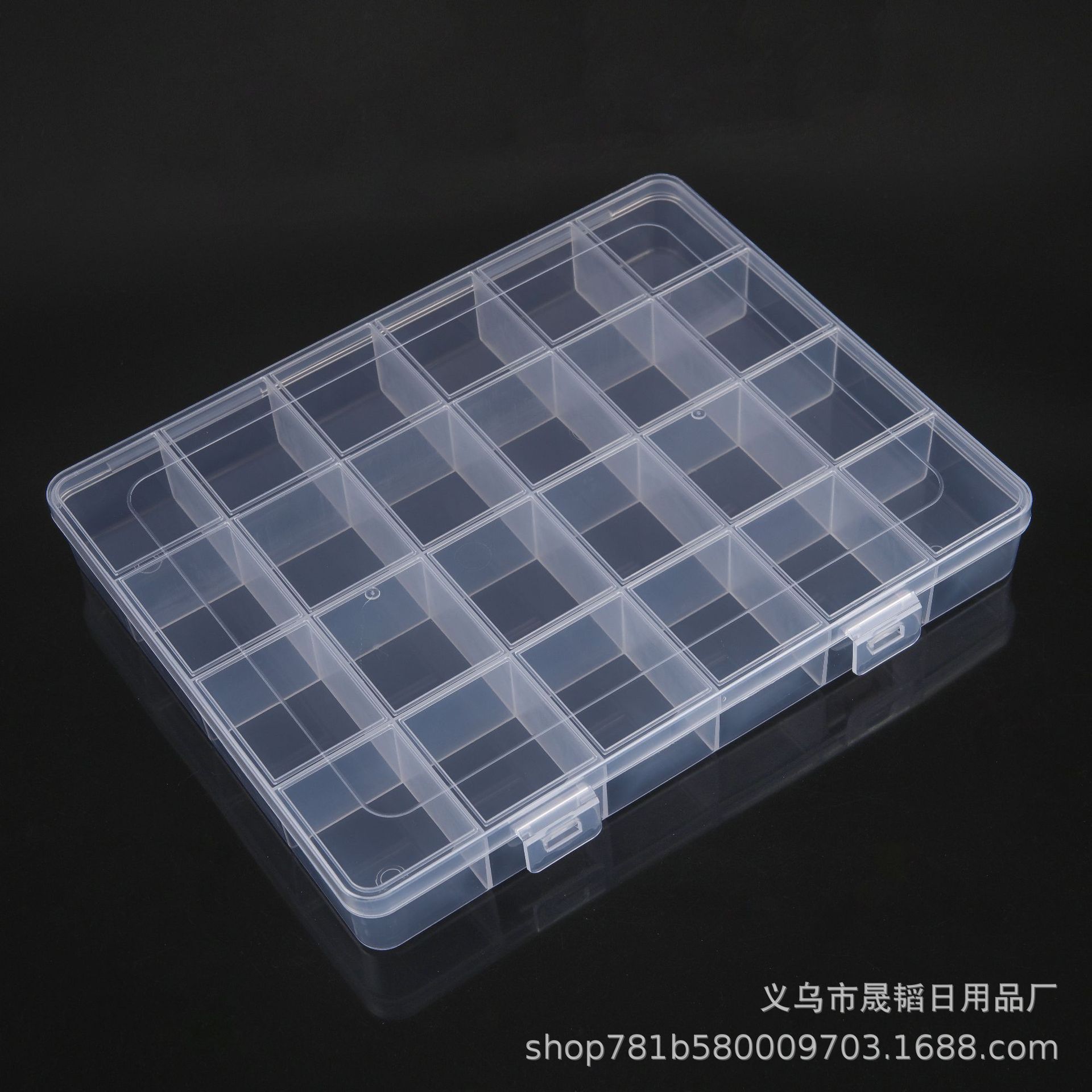 24 Grid Transparent Organizing Storage Toy Sorting Box Jewelry Hardware Electronic Parts Fishing Gear Large Plastic Storage Box
