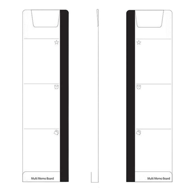 Manufacturer Supplies Computer Screen Side Sticky Note Message Board, New Upgraded Version, Computer Monitor Message Sticker Board