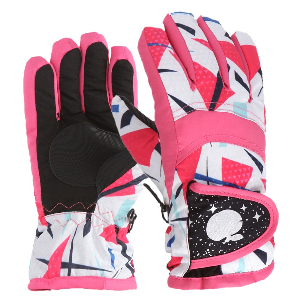 Winter Children's Gloves Warm Cold-proof Waterproof Thickened Cycling Outdoor Skating Skiing Children's Gloves for Men and Women