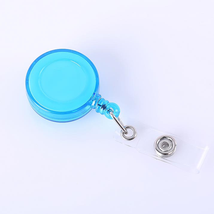 Picture of Easy pull buckle retractable buckle key chain tag hanging rope easy pull ID buckle anti-lost device round badge ID buckle household