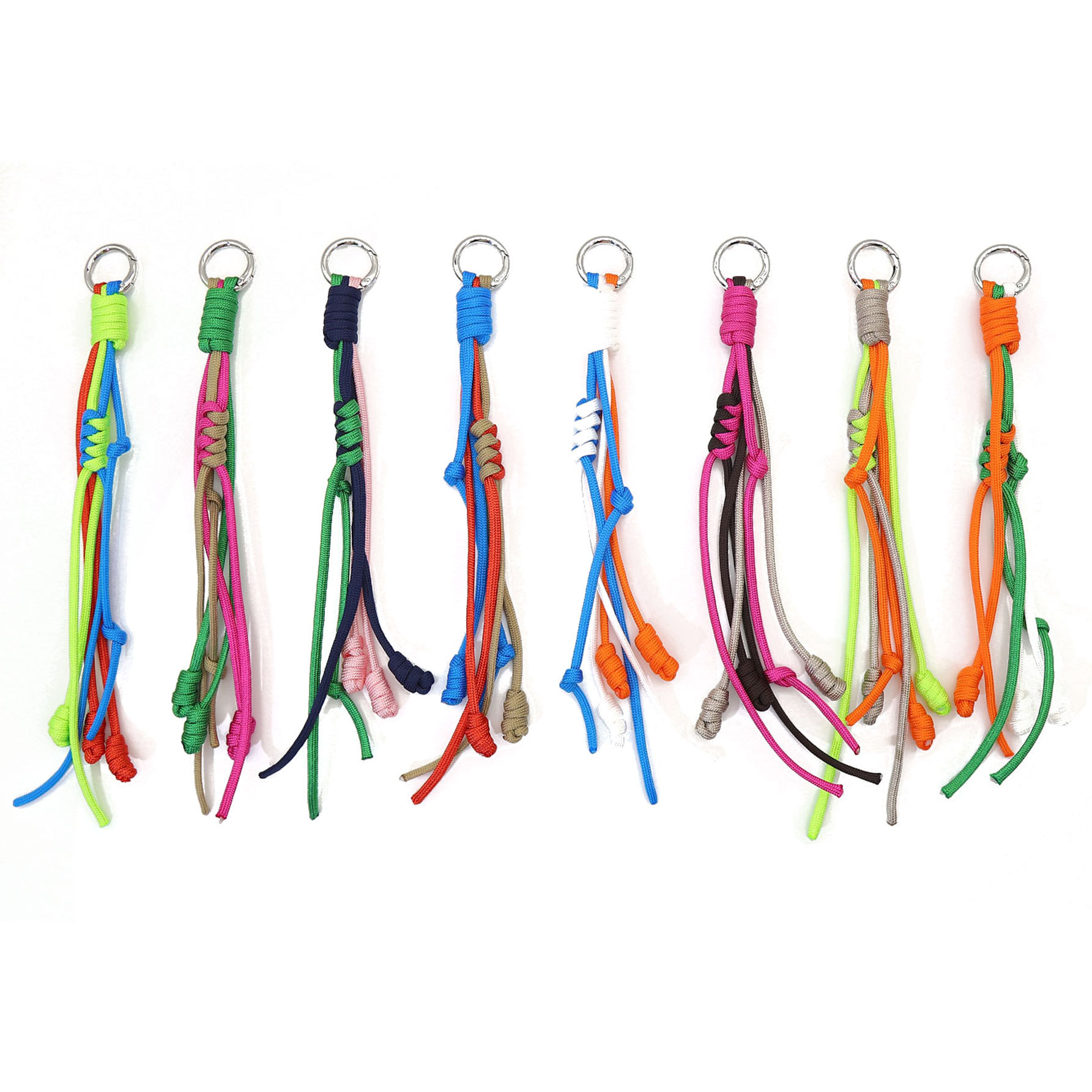 New European and American Bohemian Style Polyester Pure Hand-Woven Keychain Bag Pendant Wholesale Cross-Border Amazon