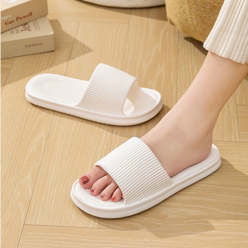 Picture of Slippers Home Non-slip Summer Couple Indoor Bathroom Slippers Not Stinky Stomping Feeling Household Thick Bottom Eva Sandals for Women