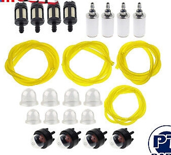 Picture of Lawn mower carburetor oil cup oil bubble assembly logging saw lawn mower Stilhus Warner oil bubble universal